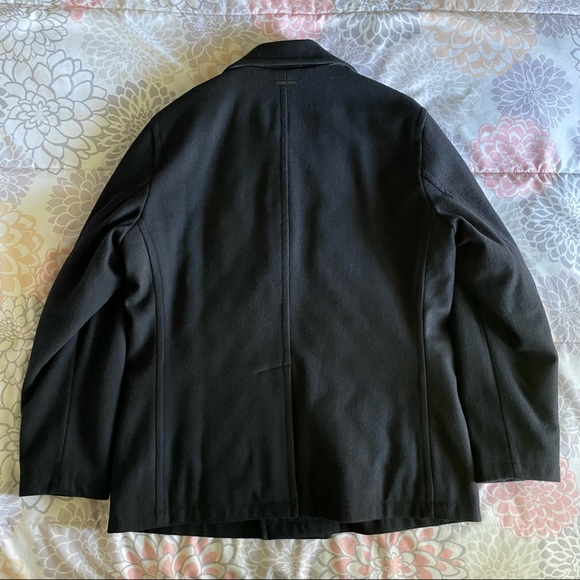 Men's Michael Kors Wool-Blend Peacoat - Picture 8 of 10